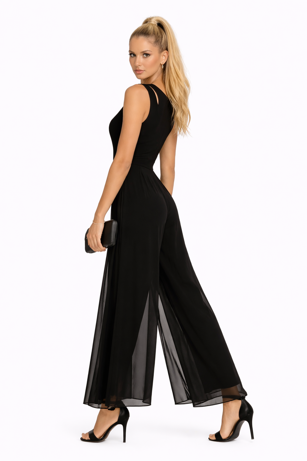 Aike Laurent | Minimal Elegance Wide Leg Jumpsuit