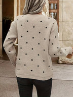 Amélie Rossetti | Polkadot Knit Pullover Chic