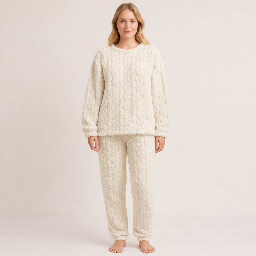 Amélie Fournier | Luxe Fleece Pyjama Set Douce Nuit