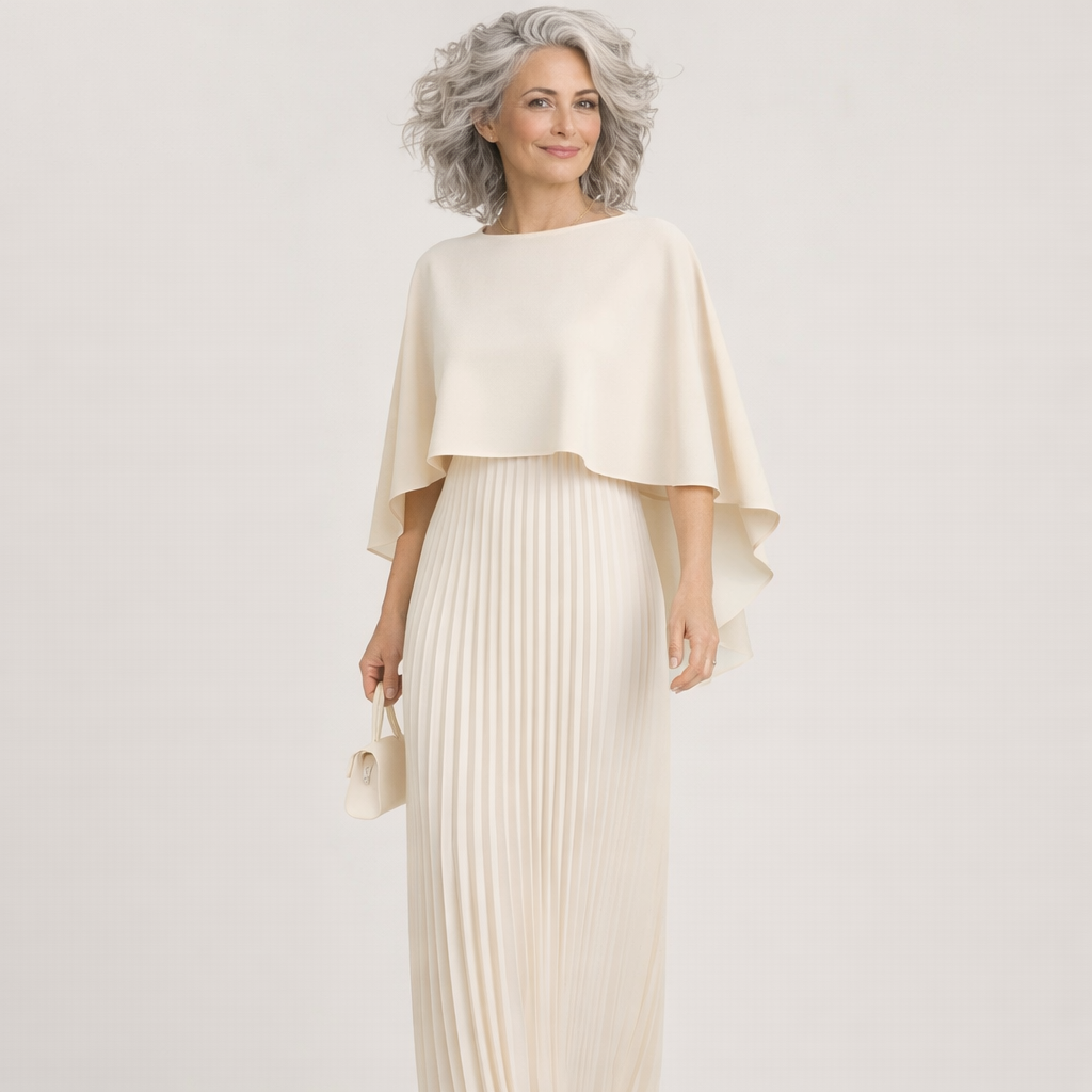 Celestine Aubert | Luxe Maxi-Jurk Ailes d’Élégance