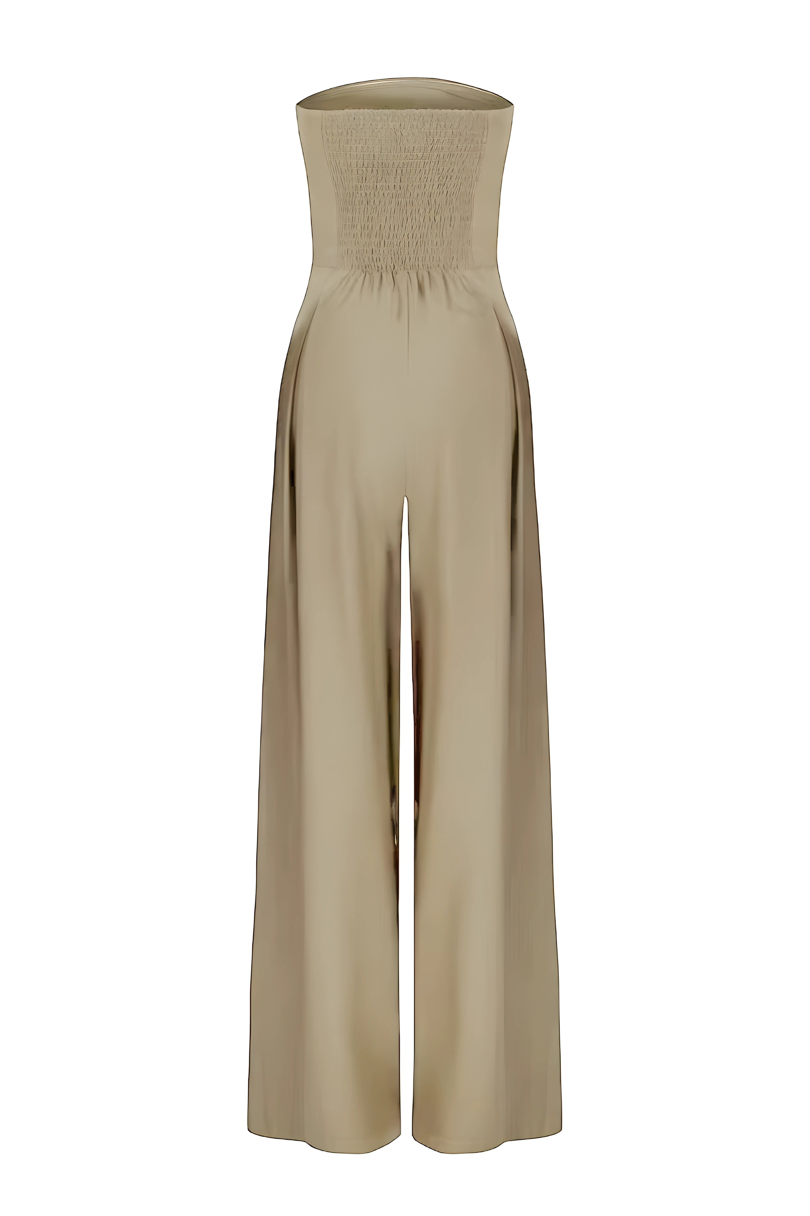 Cindy Avond | Strapless Satijnlook Jumpsuit