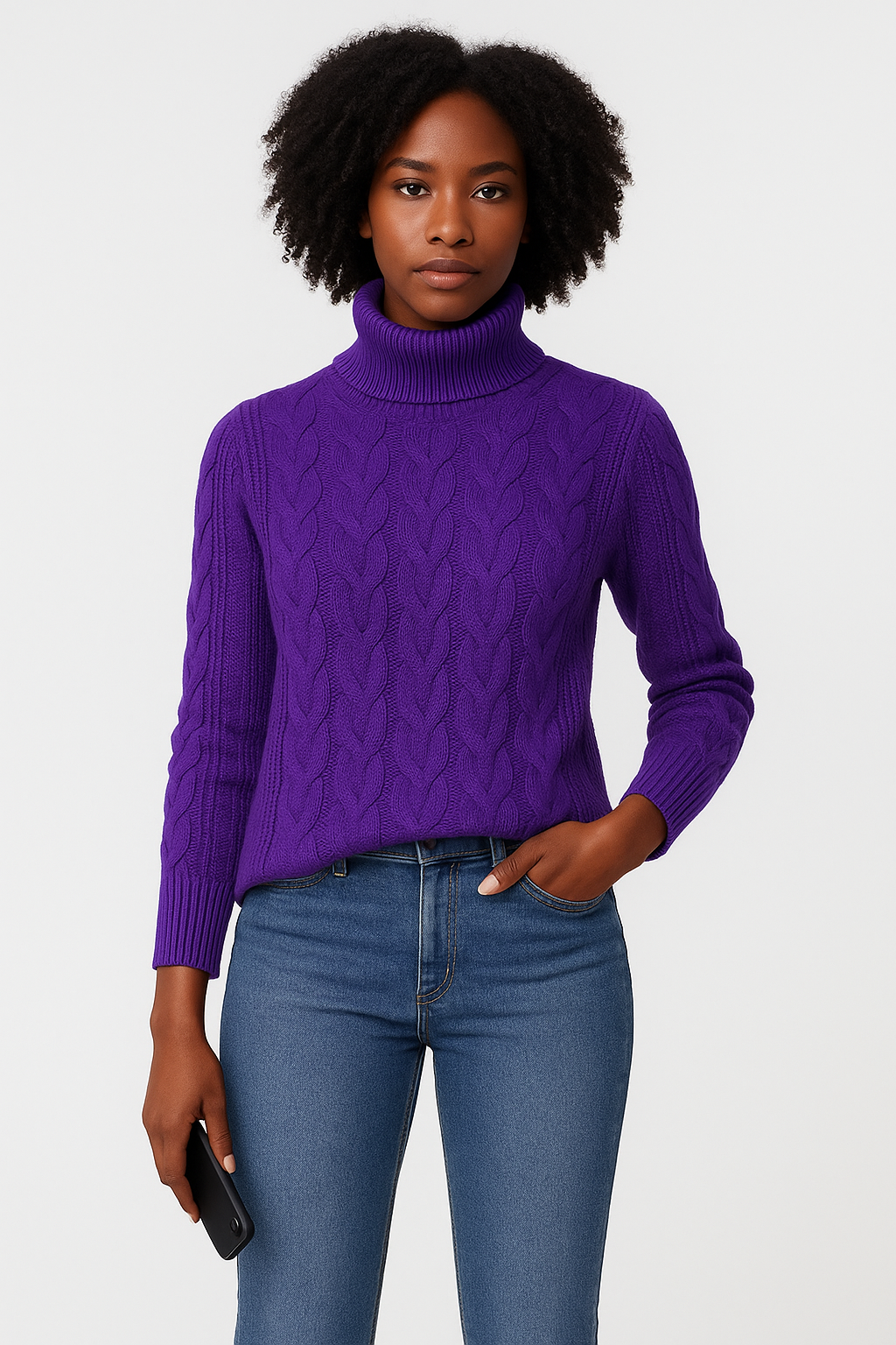 Clara Beaumont | Zachte Gebreide Coltrui Élégance