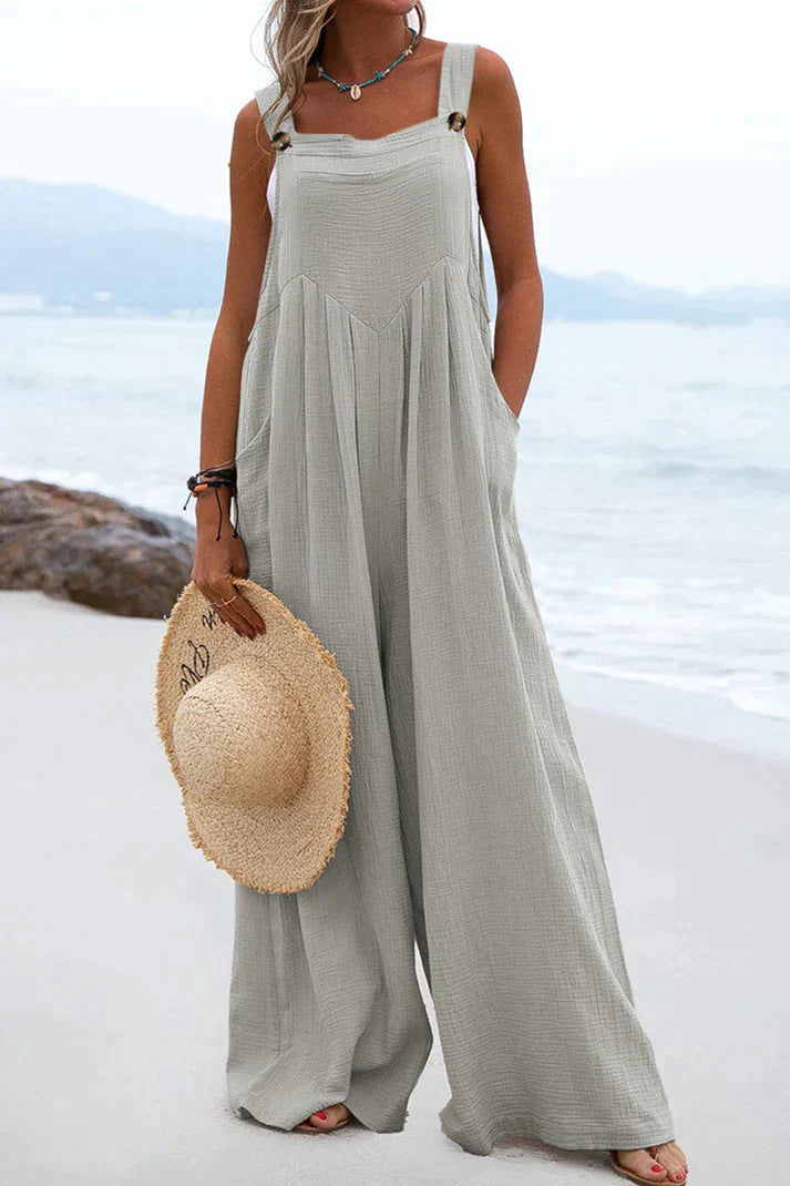 Noor Amani | Relaxed Wide Leg Summer Jumpsuit