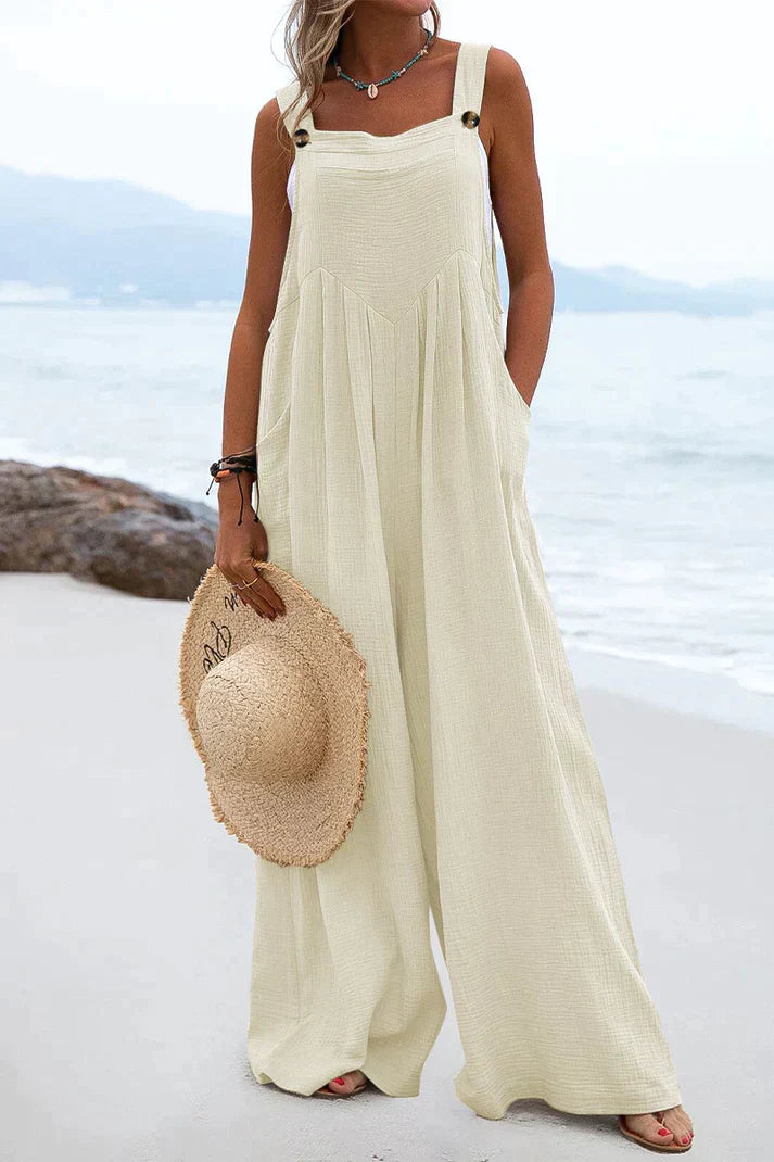 Noor Amani | Relaxed Wide Leg Summer Jumpsuit