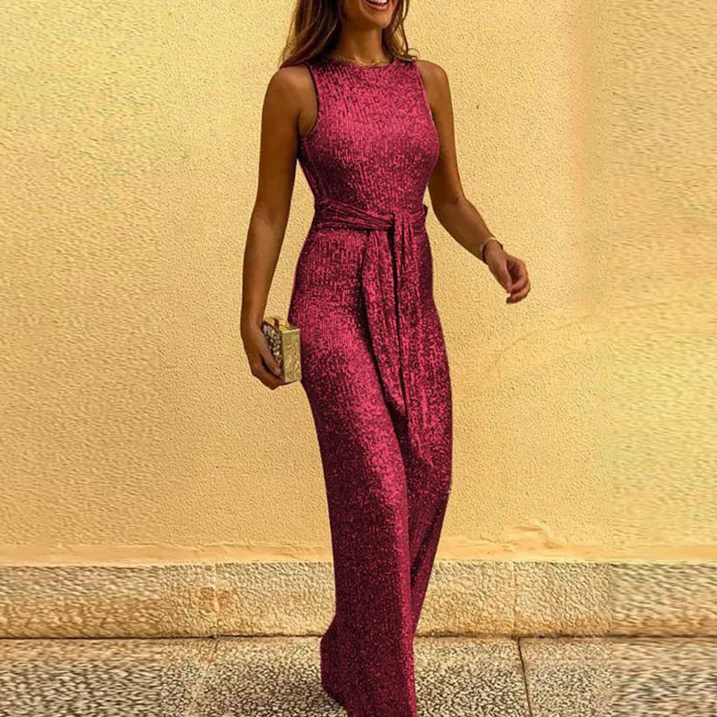 Zahira Nocturne | Luxe Sequin Jumpsuit